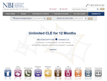 Tablet Screenshot of nbi-sems.com